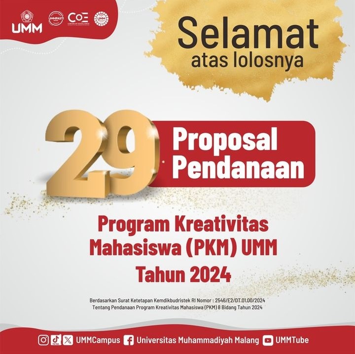 Tim TPPM FT loloskan 5 judul pendaan PKM 2024