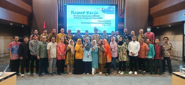 Fakultas Teknik Universitas Muhammadiyah Malang Gelar Rapat Kerja dan Penyusunan RAB 2024