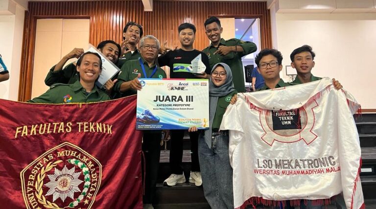 Kembali Juara, Mekatronic UMM Sukses pada Ajang Kontes Mobil Hemat Energi 2023