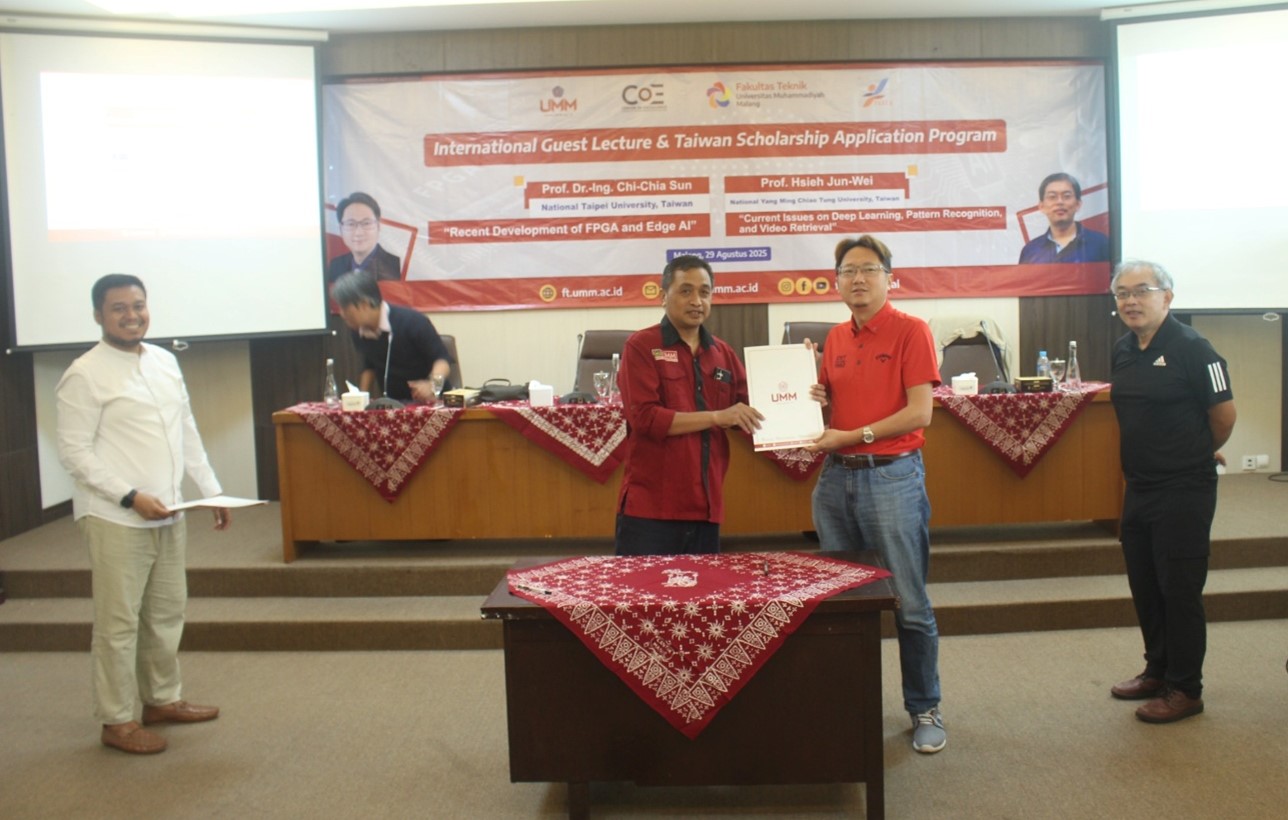 International Guest Lecture & Taiwan Scholarship Application Program