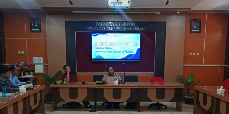 Fakultas Teknik UMM Laksanakan Rapat Tinjauan Manajemen Sebagai Upaya Peningkatan Mutu Fakultas