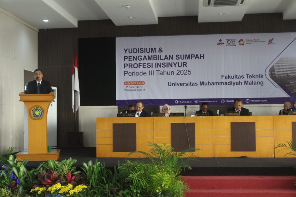 Yudisium dan Pengambilan Sumpah Profesi Insinyur Periode III Tahun 2025