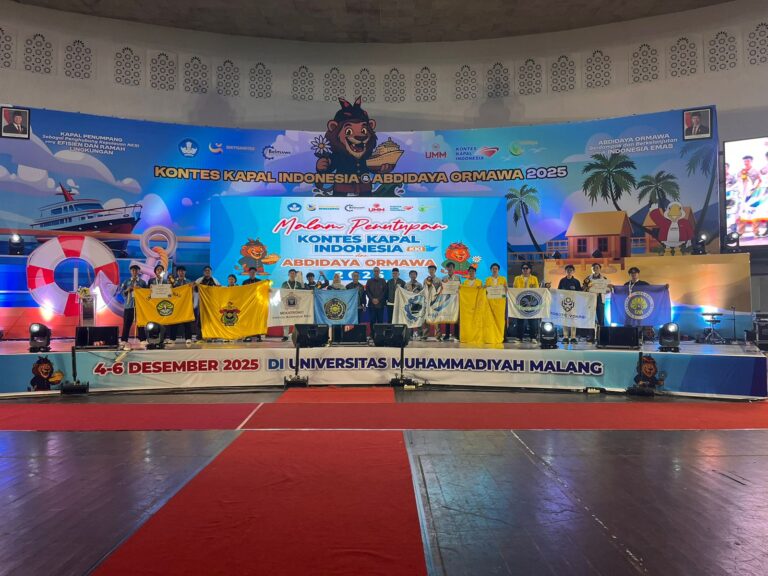 Tim Mekatronik UMM Raih Empat Penghargaan pada Kontes Kapal Indonesia (KKI) 2025