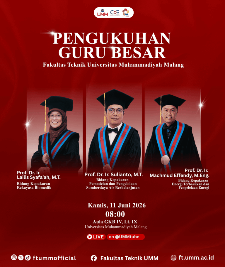 Pengukuhan Guru Besar Fakultas Teknik